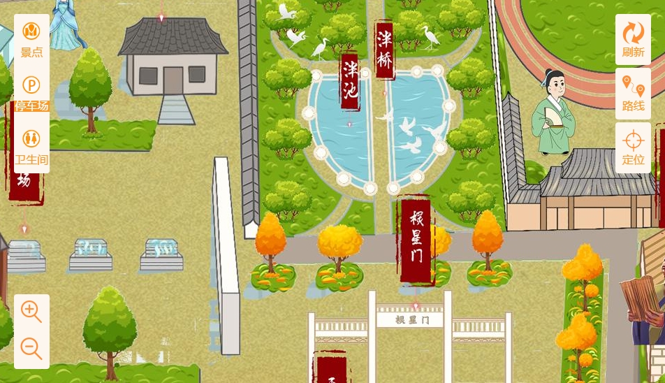 绛县手绘地图景区语音讲解导览系统：智慧景区建设的基石